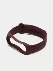 Марсала силиконовый ремешок Xiaomi Mi Band 5, 6, 7, гипоаллергенный