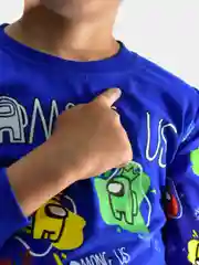 Синий пижама детская