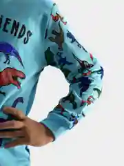 Небесно-голубой пижама детская