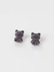 Черный серьги пусеты Плюшевые мишки Teddy Bear