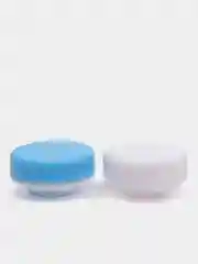 Синий контейнер для контактных линз