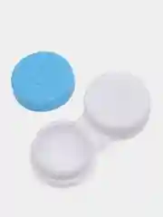 Синий контейнер для контактных линз