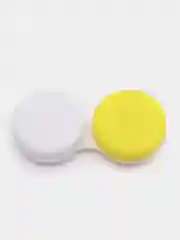 Желтый контейнер для контактных линз