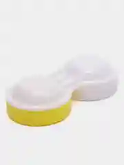Желтый контейнер для контактных линз