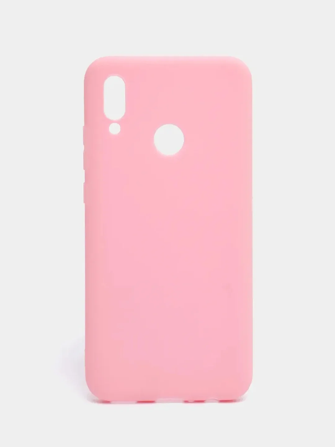 Розовый чехол Honor 10 Lite / Huawei P Smart 2019, силиконовый