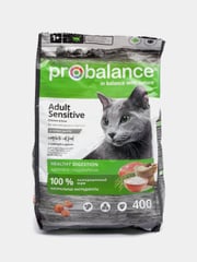 Корм сухой для кошек Probalance "Sensitive", с курицей и рисом, 400 г