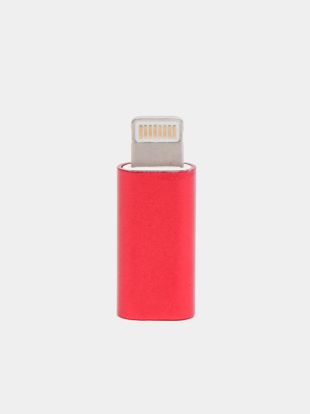 Алый переходник (адаптер) с Micro USB на Lightning Walker