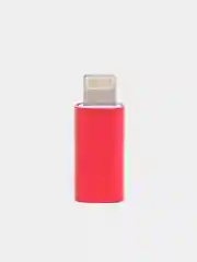 Алый переходник (адаптер) с Micro USB на Lightning Walker