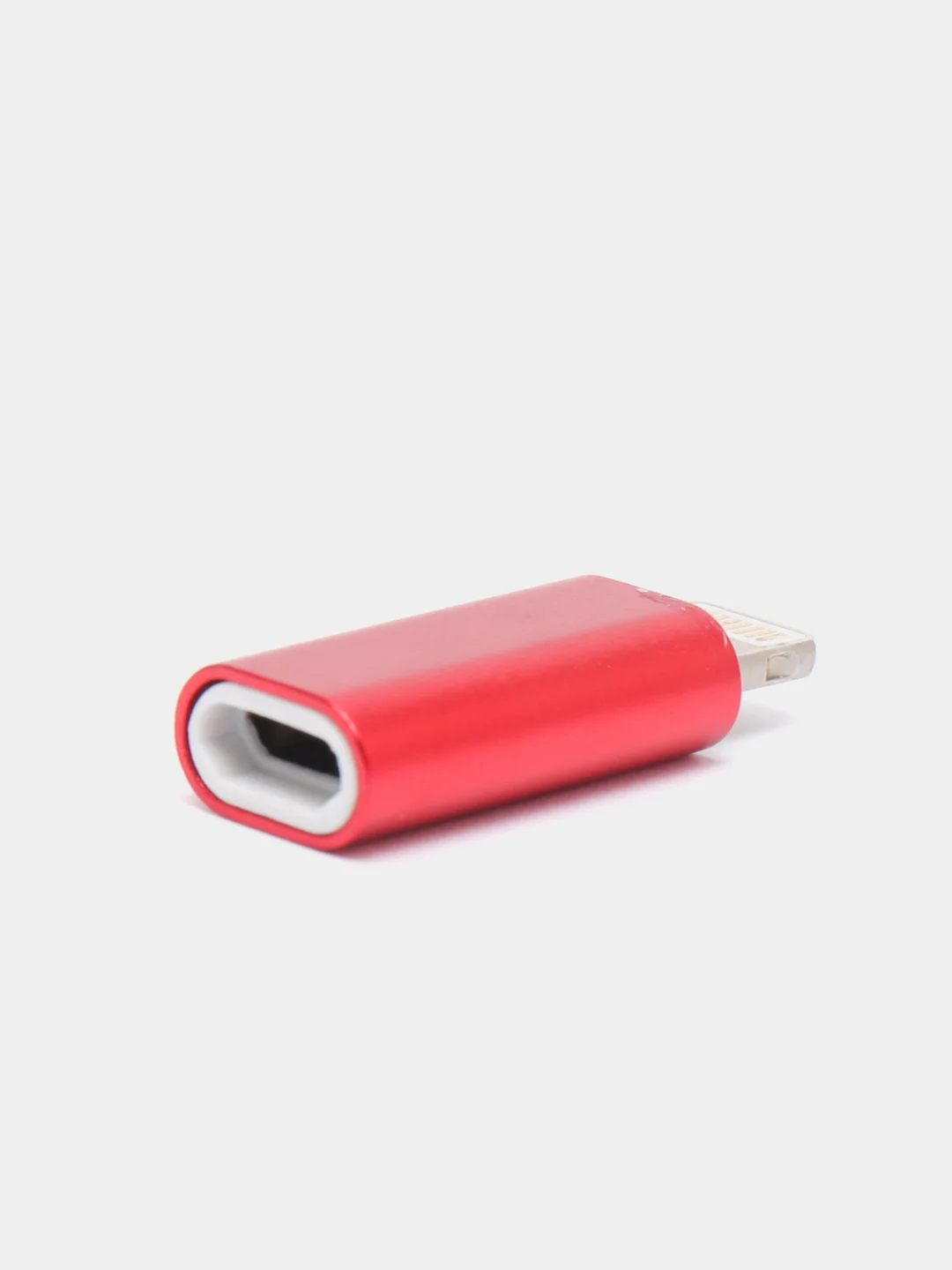 Алый переходник (адаптер) с Micro USB на Lightning Walker