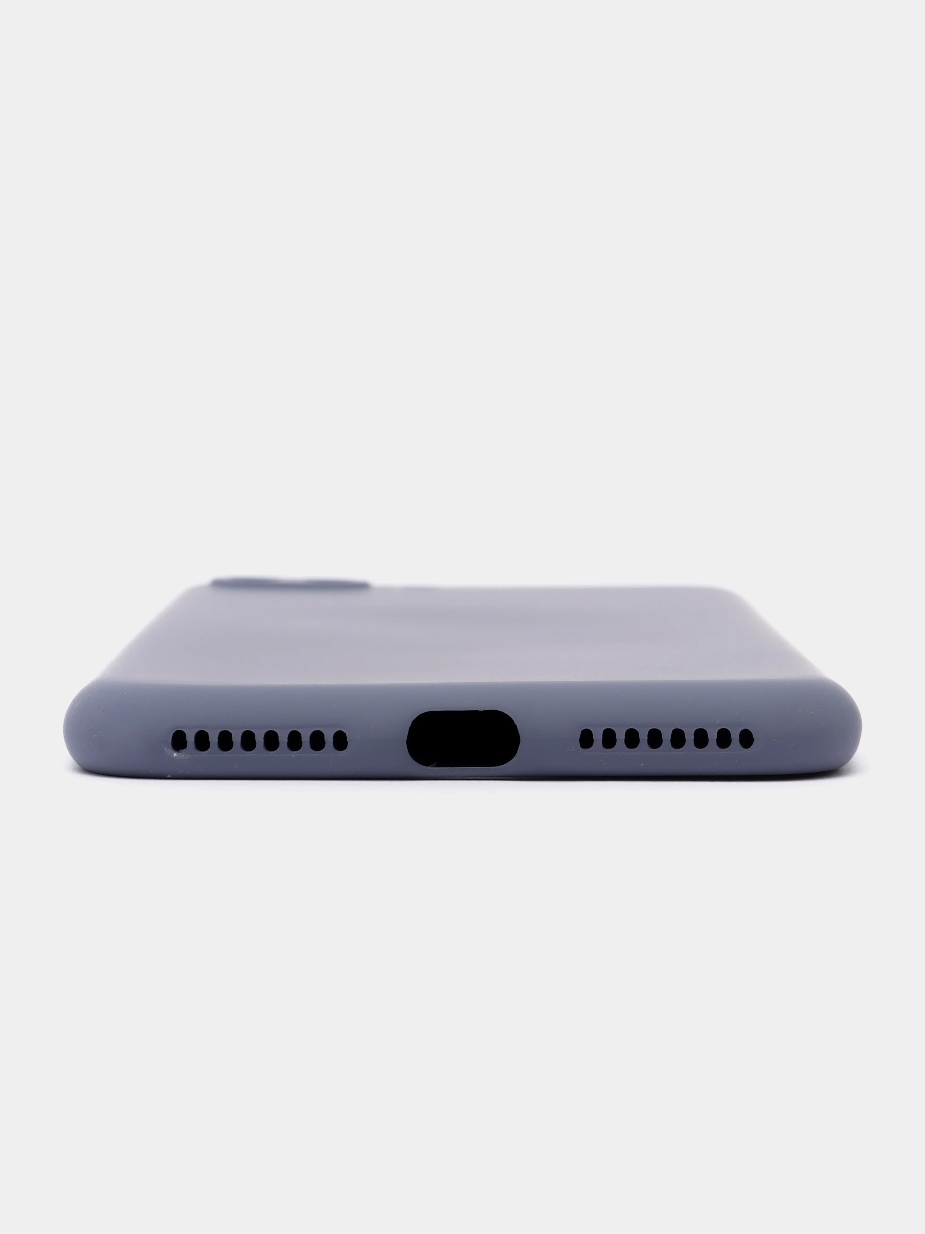 Синий меланж чехол с мягким подкладом iPhone 6/6s, 7/8, 7+/8+, X/Xs, Xr, 11, 11 Pro, 12/12 Pro