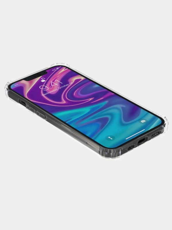 Чехол  на iphone 14 pro, с усиленными бортиками, прозрачный
