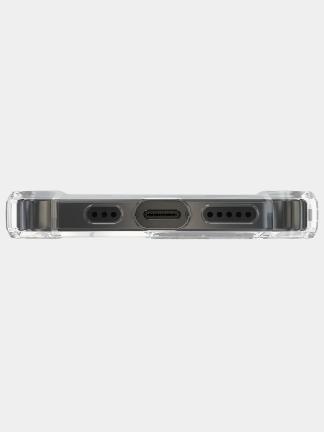 Чехол  на iphone 14 pro, с усиленными бортиками, прозрачный
