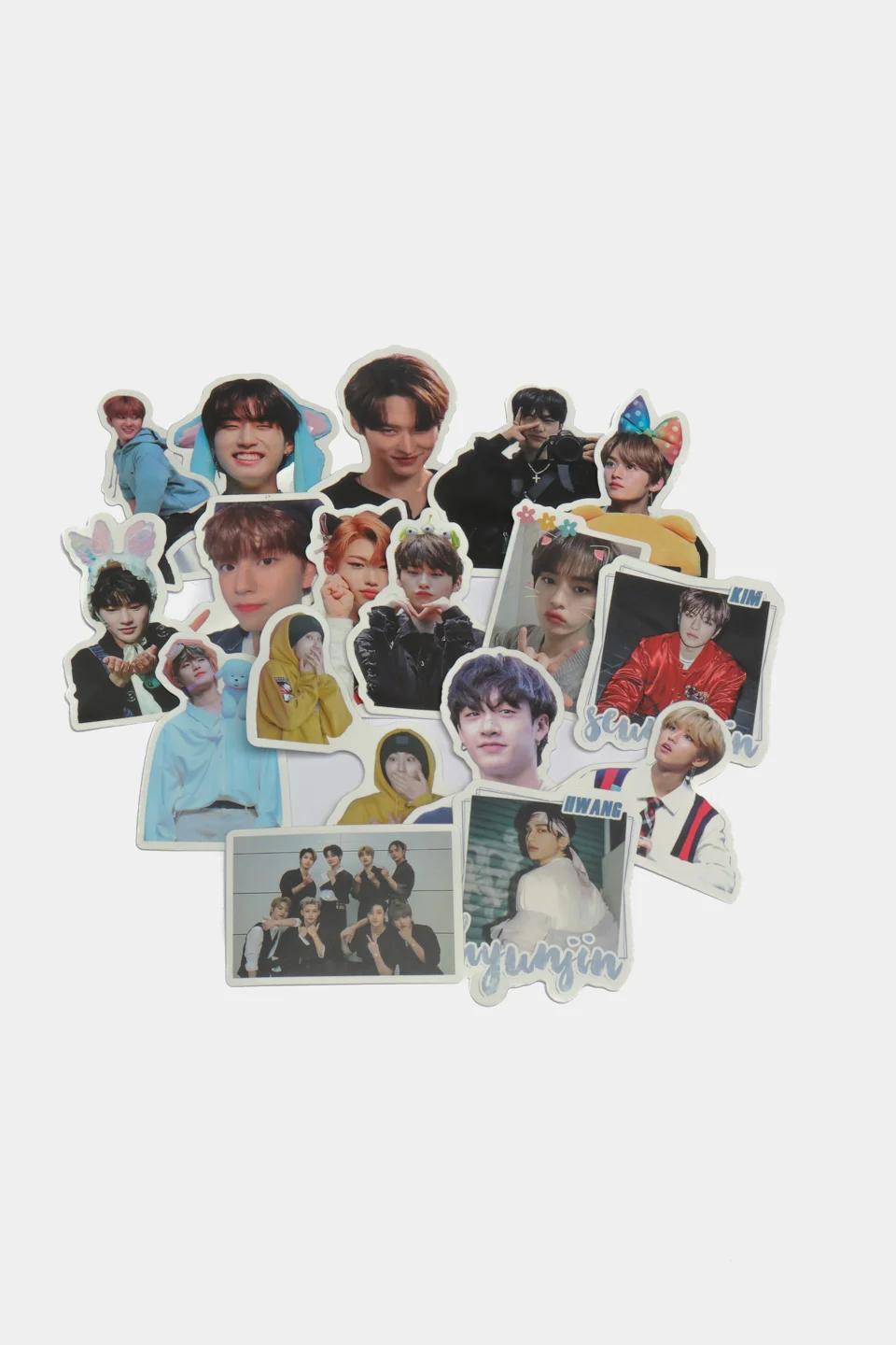 Белый стикеры K-POP Stray Kids, 50 штук