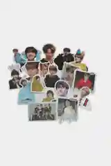 Белый стикеры K-POP Stray Kids, 50 штук