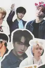 Белый стикеры K-POP Stray Kids, 50 штук