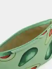 Лайм косметичка, с рисунком "Авокадо"