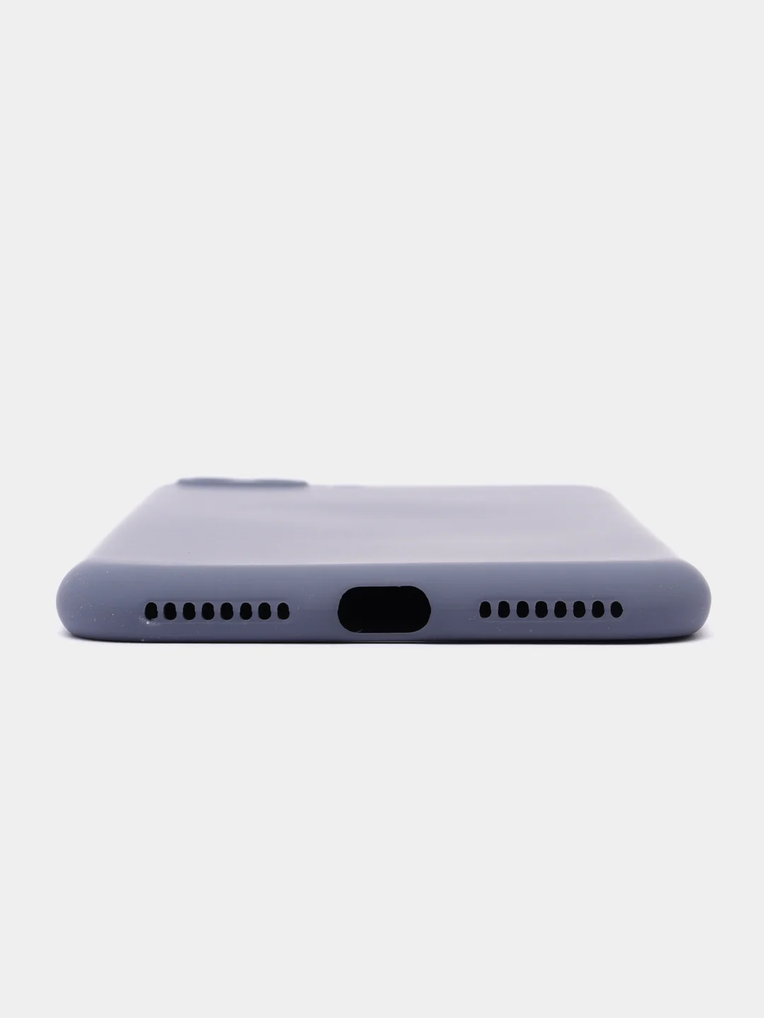 Синий меланж чехол с мягким подкладом iPhone 6/6s, 7/8, 7+/8+, X/Xs, Xr, 11, 11 Pro, 12/12 Pro