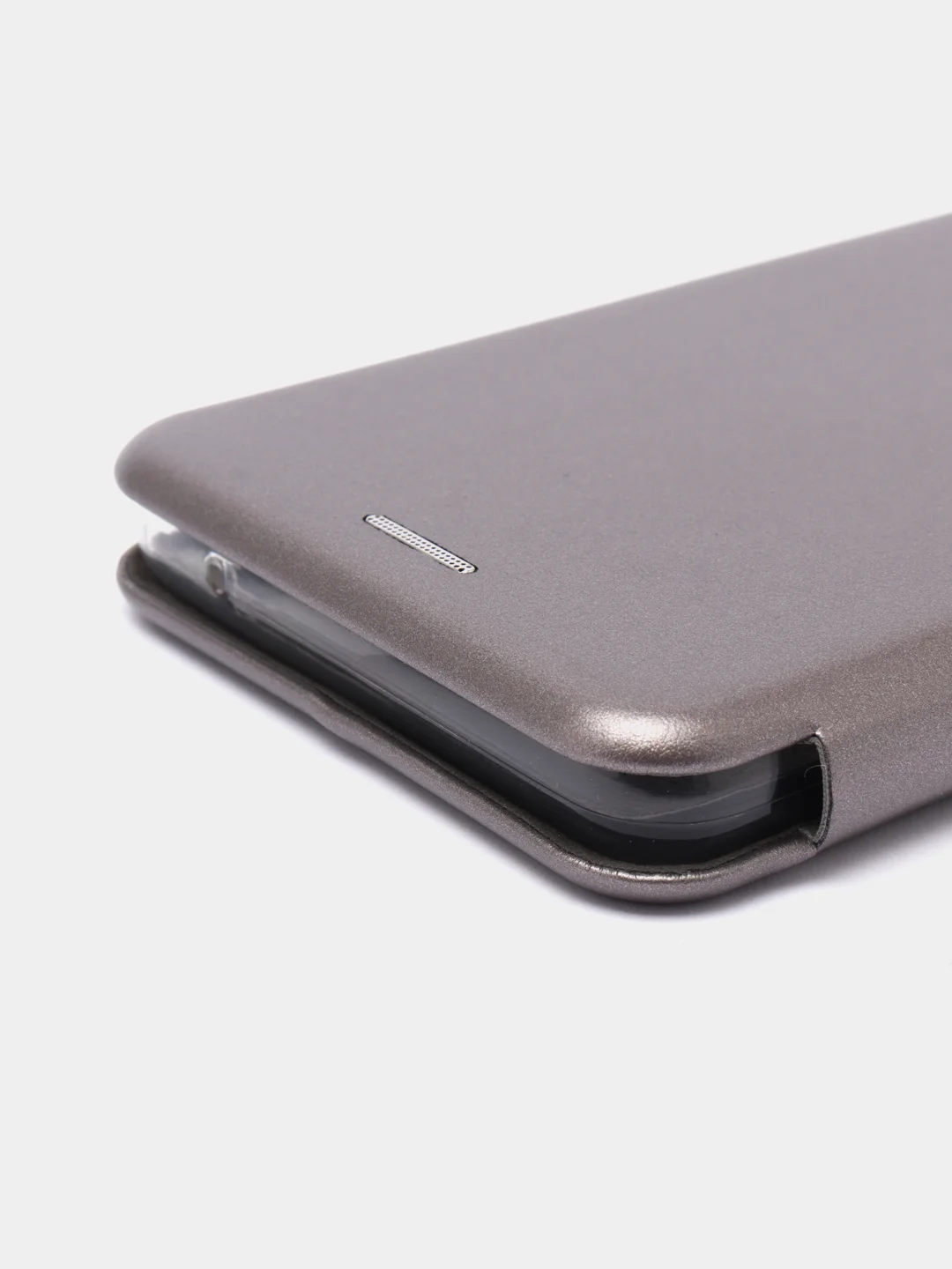 Серебряный чехол-книжка для Samsung Galaxy A52