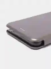 Серебряный чехол-книжка для Samsung Galaxy A52