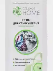Жидкое средство для стирки Clean Home, гель, универсальное, 1 л