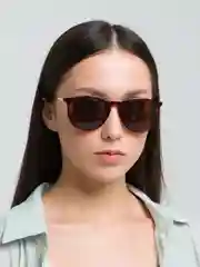 Карамельный солнцезащитные очки в круглой форме, унисекс