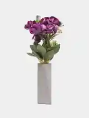 Марсала искусственные цветы розы, букет розочек