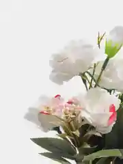 Белый искусственные цветы розы, букет розочек