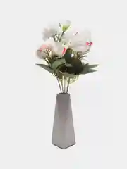 Белый искусственные цветы розы, букет розочек