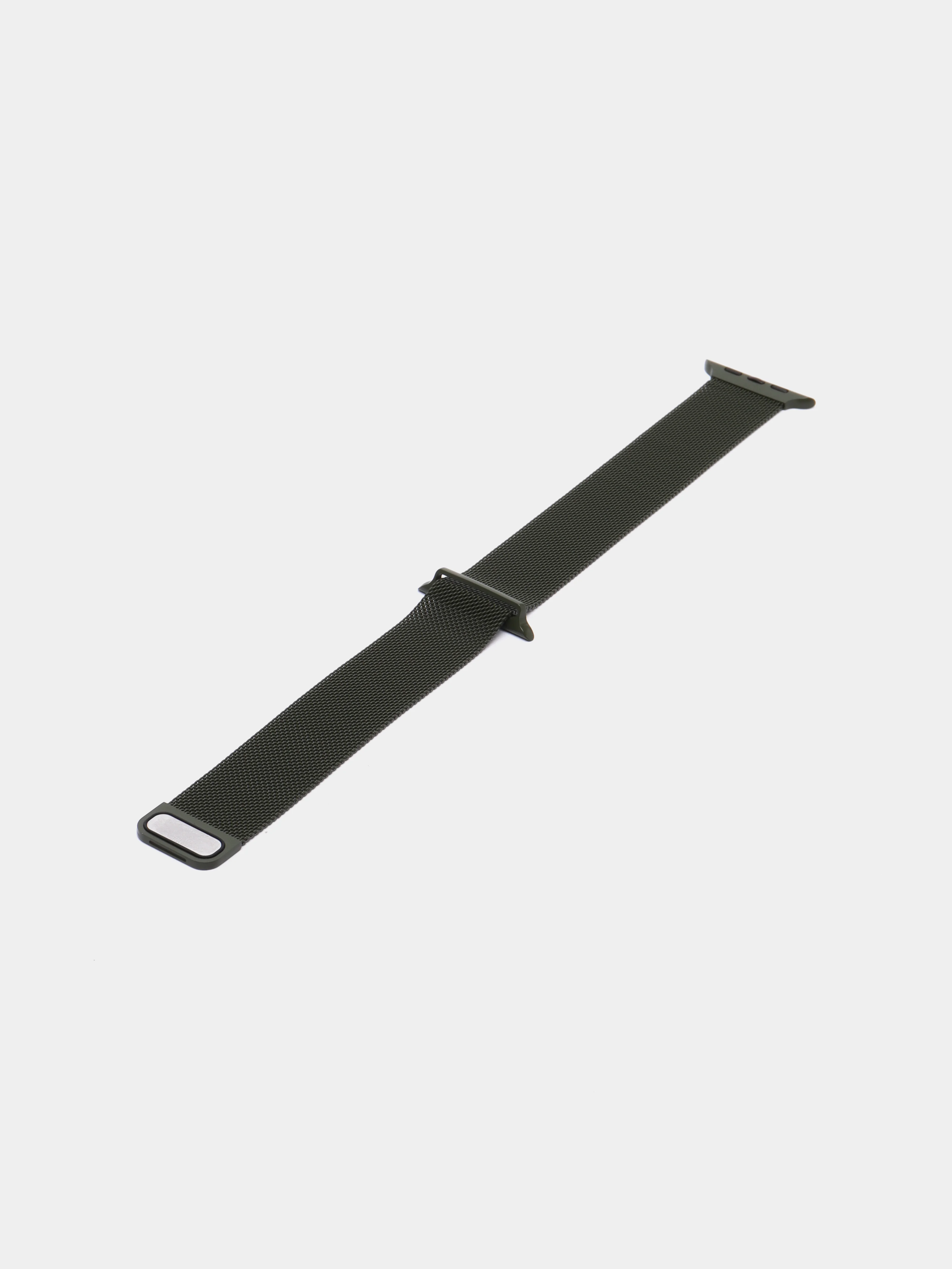 Зеленый ремешок Apple Watch, миланская петля, нержавеющая сталь