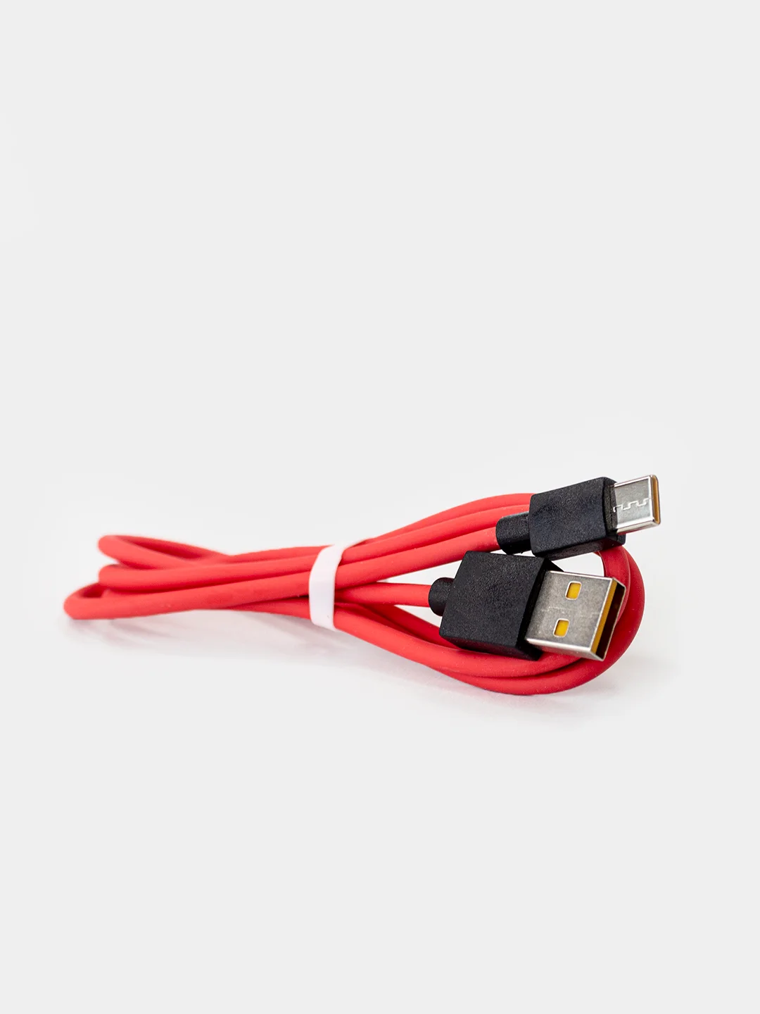 Красный зарядный кабель с быстрой зарядкой Type-C, 1 м