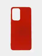 Красный чехол Samsung Galaxy A33, Самсунг Галакси А33 5G, силиконовый, матовый
