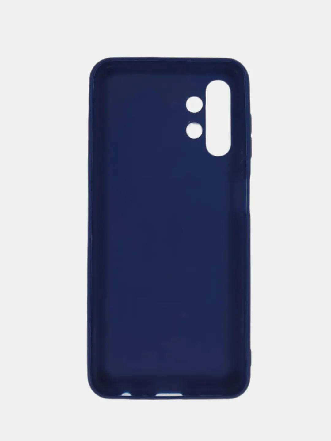 Темно-синий чехол силиконовый на Samsung Galaxy A13, Самсунг Галакси А13 4G, матовый