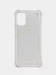 Прозрачный чехол прозрачный на Samsung Galaxy A02s, Самсунг А02с противоударный, с неоновым оттенком