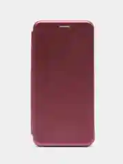 Багровый чехол книжка Honor 50 lite, Huawei Nova 8i
