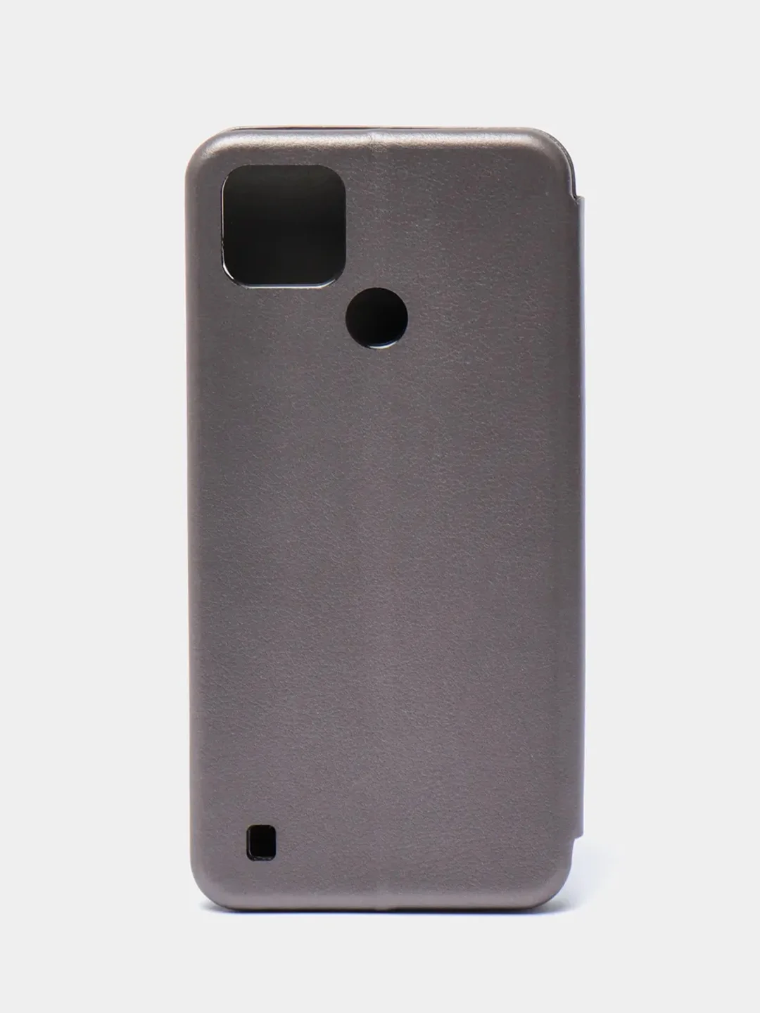 Серый чехол книжка для Realme C21Y, C25Y