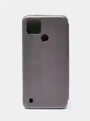 Серый чехол книжка для Realme C21Y, C25Y