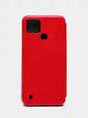 Красный чехол книжка для Realme C21Y, C25Y