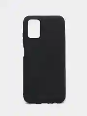 Черный чехол Samsung Galaxy A03s, Самсунг Галакси А03с силиконовый, черный, матовый