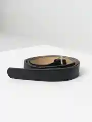 Черный женские ремни из экокожи