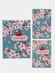 Кораллово-розовый обложка на паспорт, чехлы для карт и проездного билета