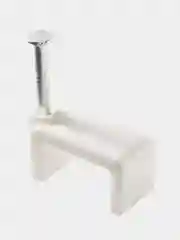 Скоба плоская, с гвоздиком, 50 штук