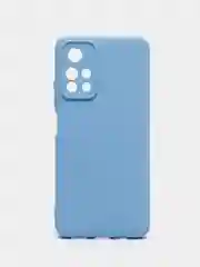 Небесно-голубой чехол силиконовый для Xiaomi Poco M4 Pro 5G, Redmi Note 11 5G, Сяоми Поко М4 Про 5G