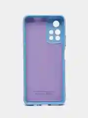 Небесно-голубой чехол силиконовый для Xiaomi Poco M4 Pro 5G, Redmi Note 11 5G, Сяоми Поко М4 Про 5G