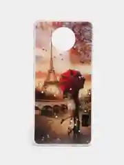 Оливковый чехол Xiaomi Redmi Note 9T / Redmi Note 9 5G силиконовый с рисунком