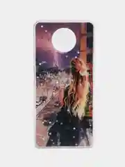 Индиго чехол Xiaomi Redmi Note 9T / Redmi Note 9 5G силиконовый с рисунком