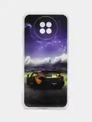 Аметистовый чехол Xiaomi Redmi Note 9T / Redmi Note 9 5G силиконовый с рисунком