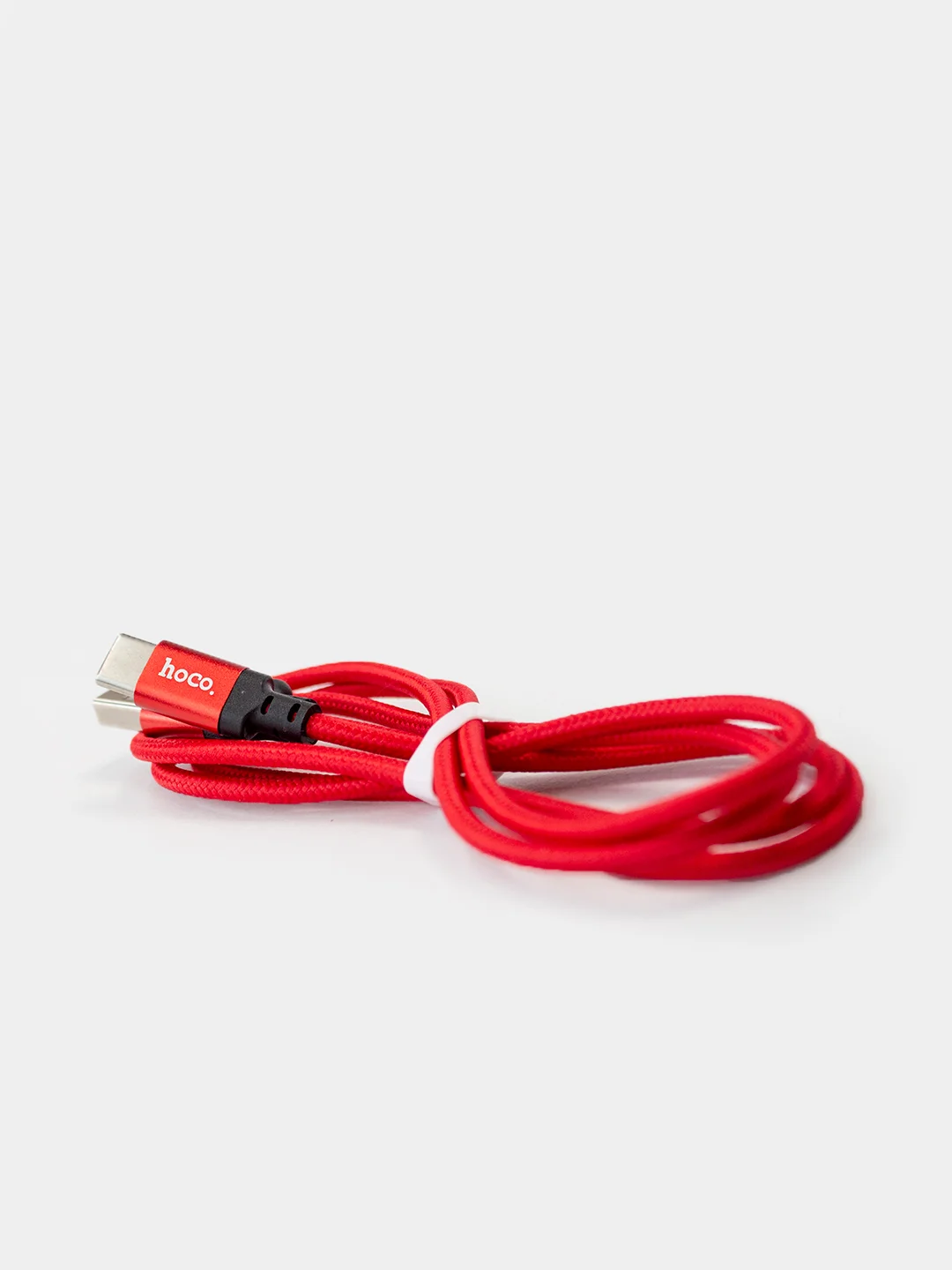 Красный кабель зарядный Hoco Premium, Type-C