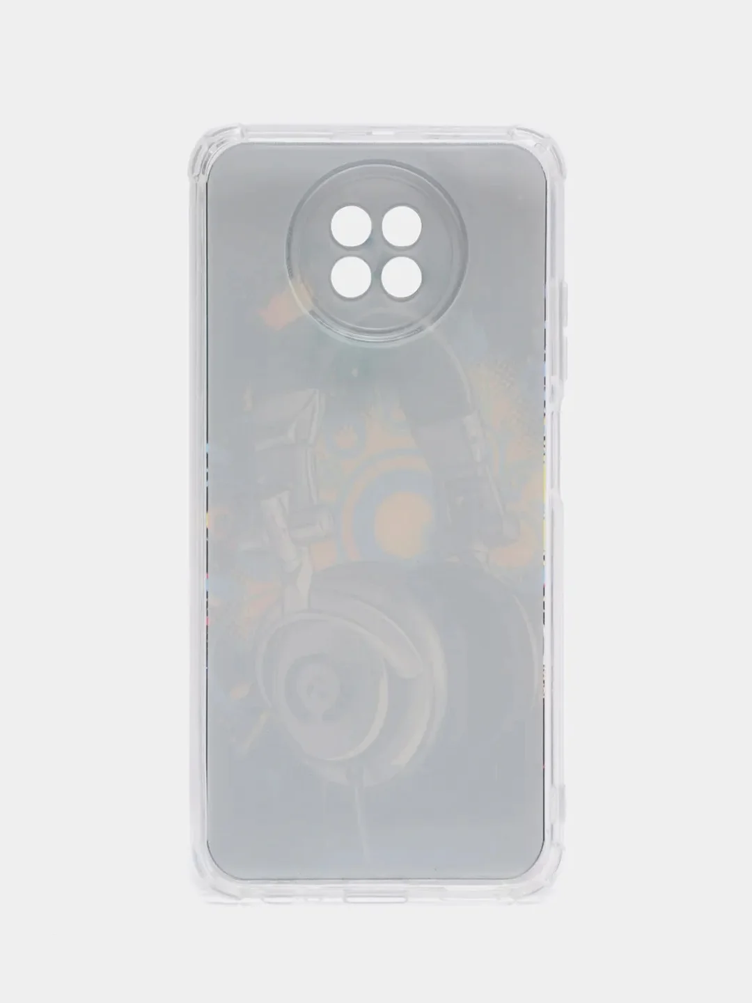 Хром чехол Xiaomi Redmi Note 9T / Redmi Note 9 5G силиконовый с рисунком