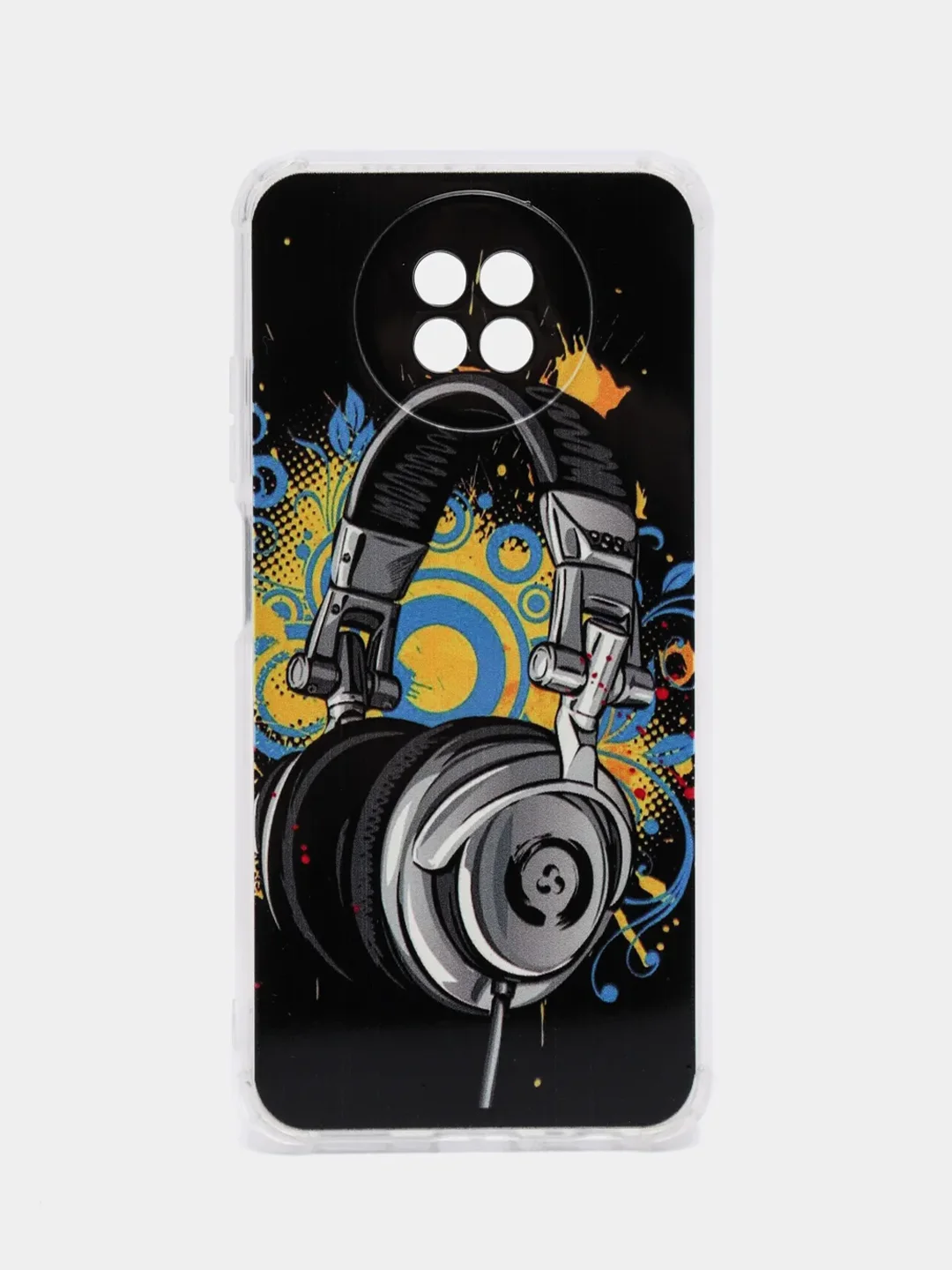 Хром чехол Xiaomi Redmi Note 9T / Redmi Note 9 5G силиконовый с рисунком