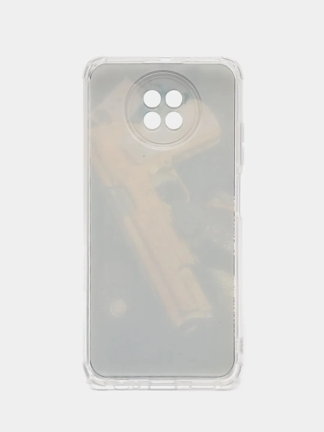 Золотой чехол Xiaomi Redmi Note 9T / Redmi Note 9 5G силиконовый с рисунком